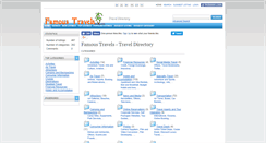 Desktop Screenshot of famoustravels.com